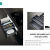 Giá Bát Đĩa Nhôm Cao Cấp, Ray Giảm Chấn
