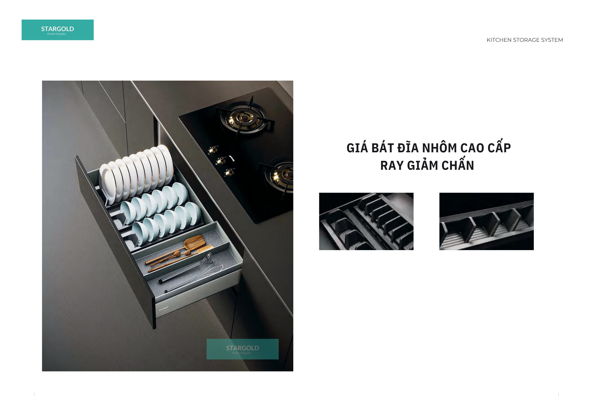 GIÁ BÁT ĐĨA NHÔM CAO CẤP, RAY GIẢM chấn cao